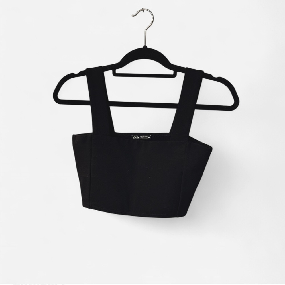 Zara Black Women's Crop Top